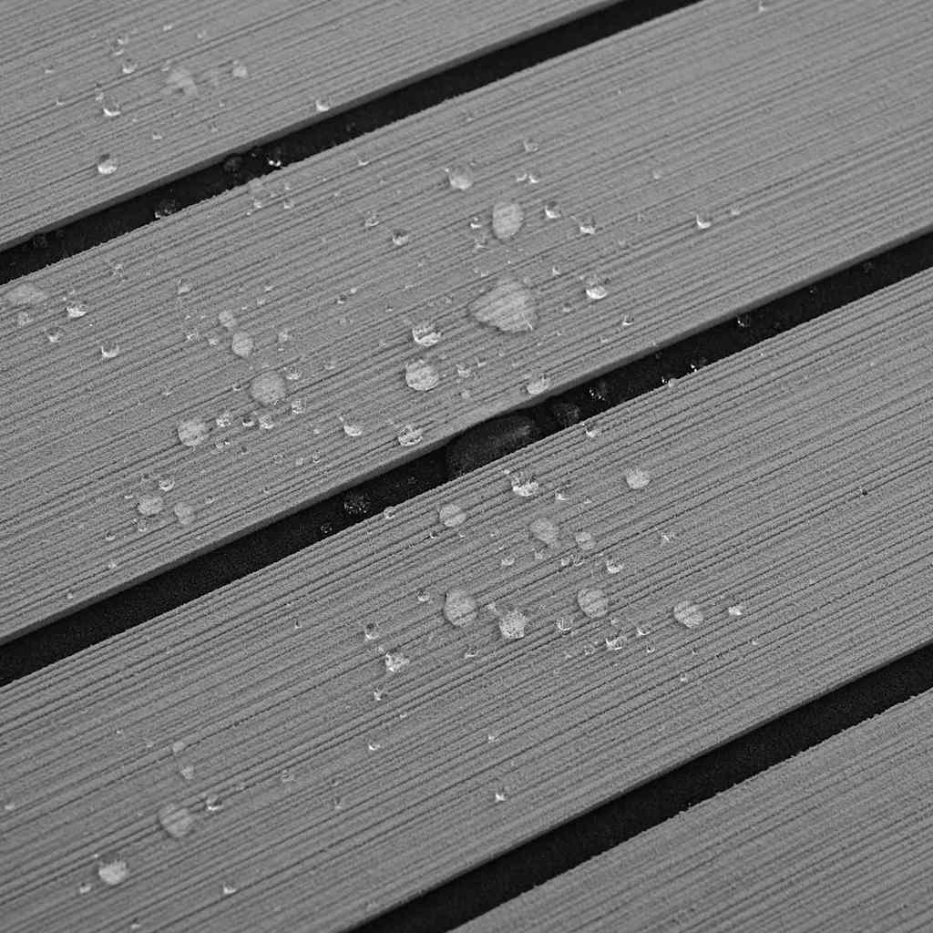 vidaXL Δάπεδο Σκάφους ανοιχτό γκρι και μαύρο 240 x 90 εκ EVA αφρός