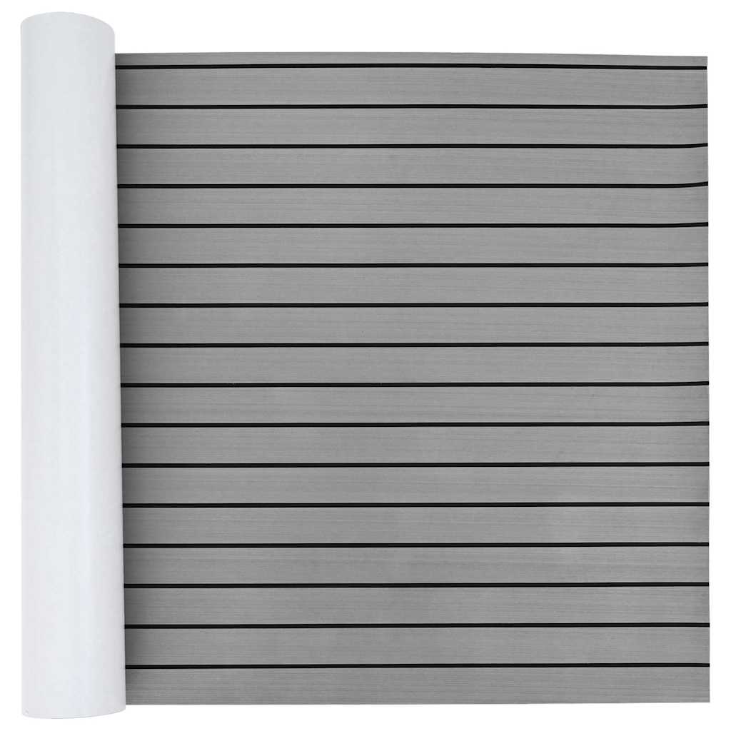 vidaXL Δάπεδο Σκάφους ανοιχτό γκρι και μαύρο 240 x 90 εκ EVA αφρός