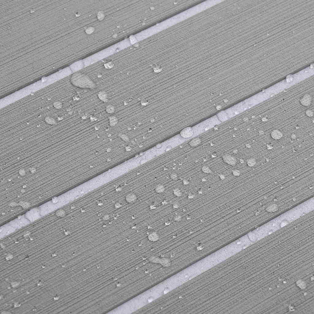 vidaXL Δάπεδο Σκάφους Ανοιχτό γκρι και λευκό 240 x 60 cm EVA αφρός