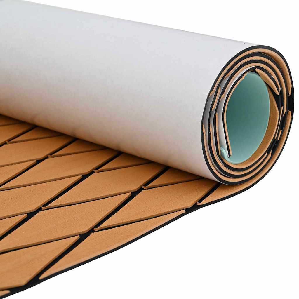 vidaXL Δάπεδο Σκάφους Καφέ και μαύρο 190 x 70 εκ EVA αφρός