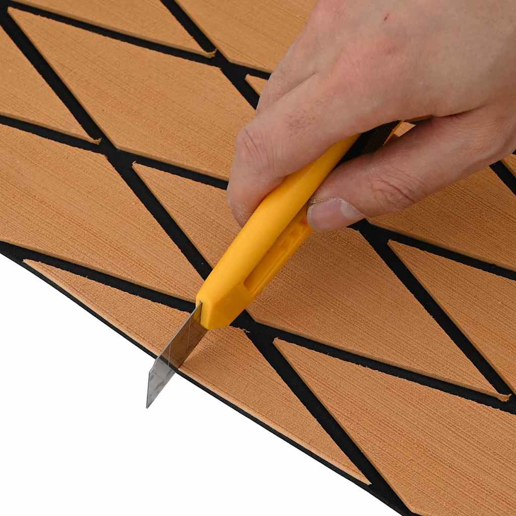 vidaXL Δάπεδο Σκάφους Καφέ και μαύρο 190 x 70 εκ EVA αφρός