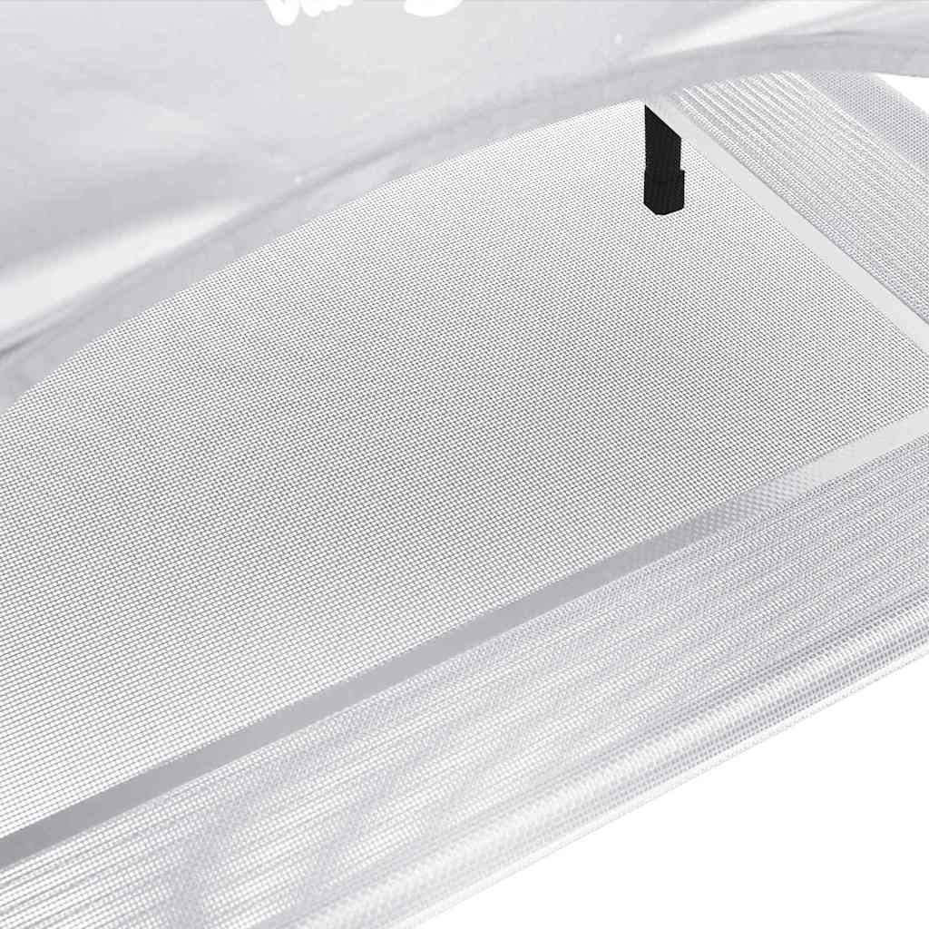 vidaXL Υπερυψωμένο Κρεβάτι Σκύλου με Αφαιρούμενη Οροφή Ασημί Γκρι L Χάλυβας