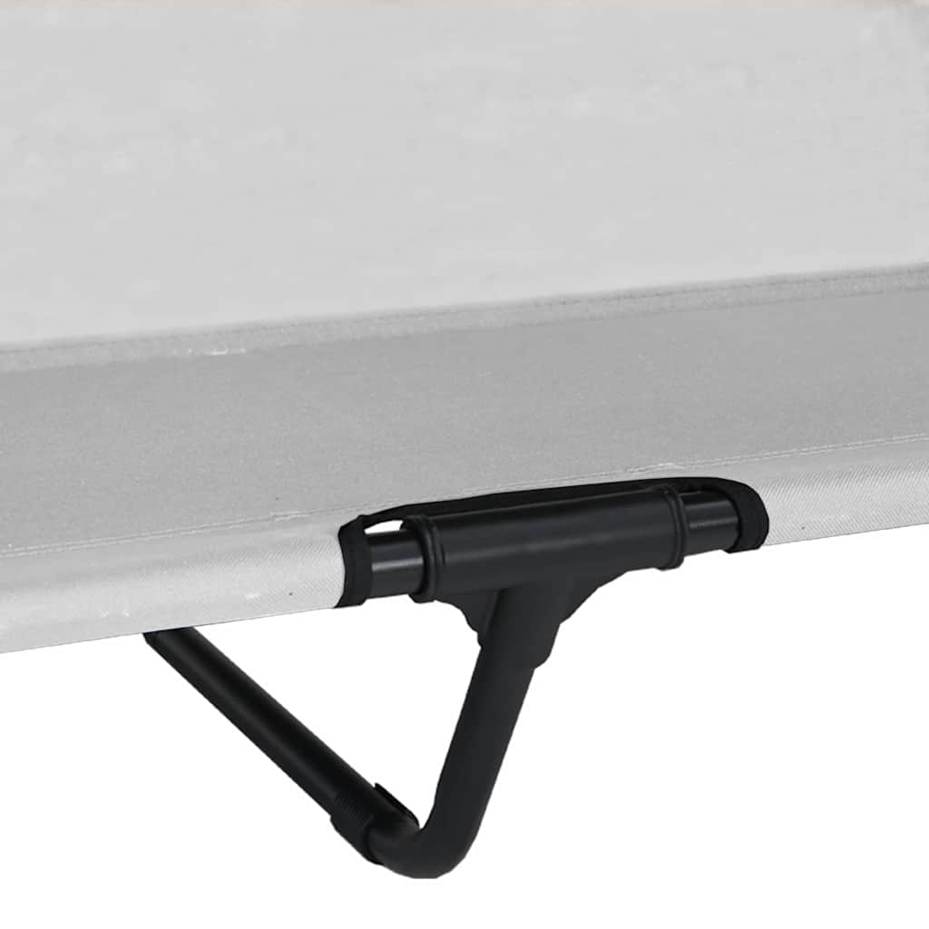 vidaXL Υπερυψωμένο Κρεβάτι Σκύλου με Αφαιρούμενη Οροφή Ασημί Γκρι XL Ατσάλι