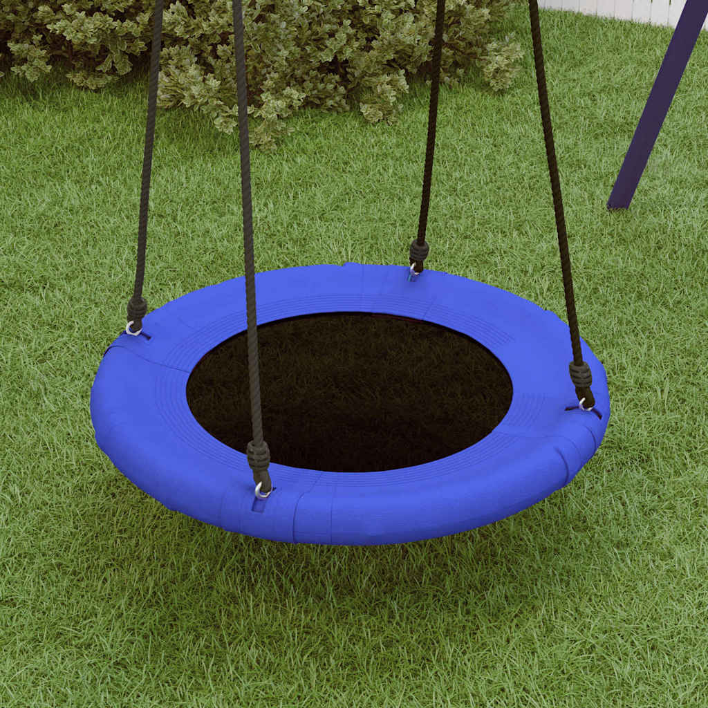 vidaXL Κούνια φωλιά Μπλε 100 x 100 x 180 εκ Πλαστικό