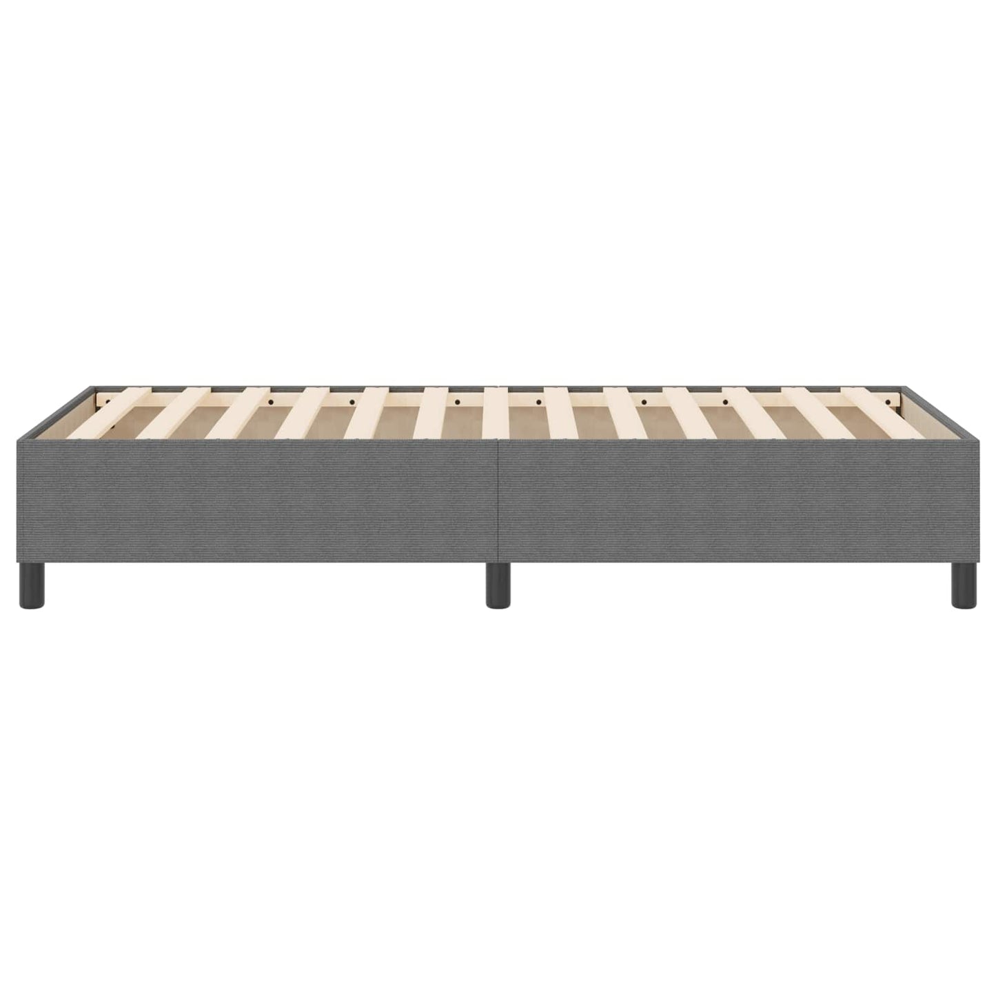 vidaXL Κρεβάτι πλατφόρμα Ανοιχτό γκρι 100 x 200 cm