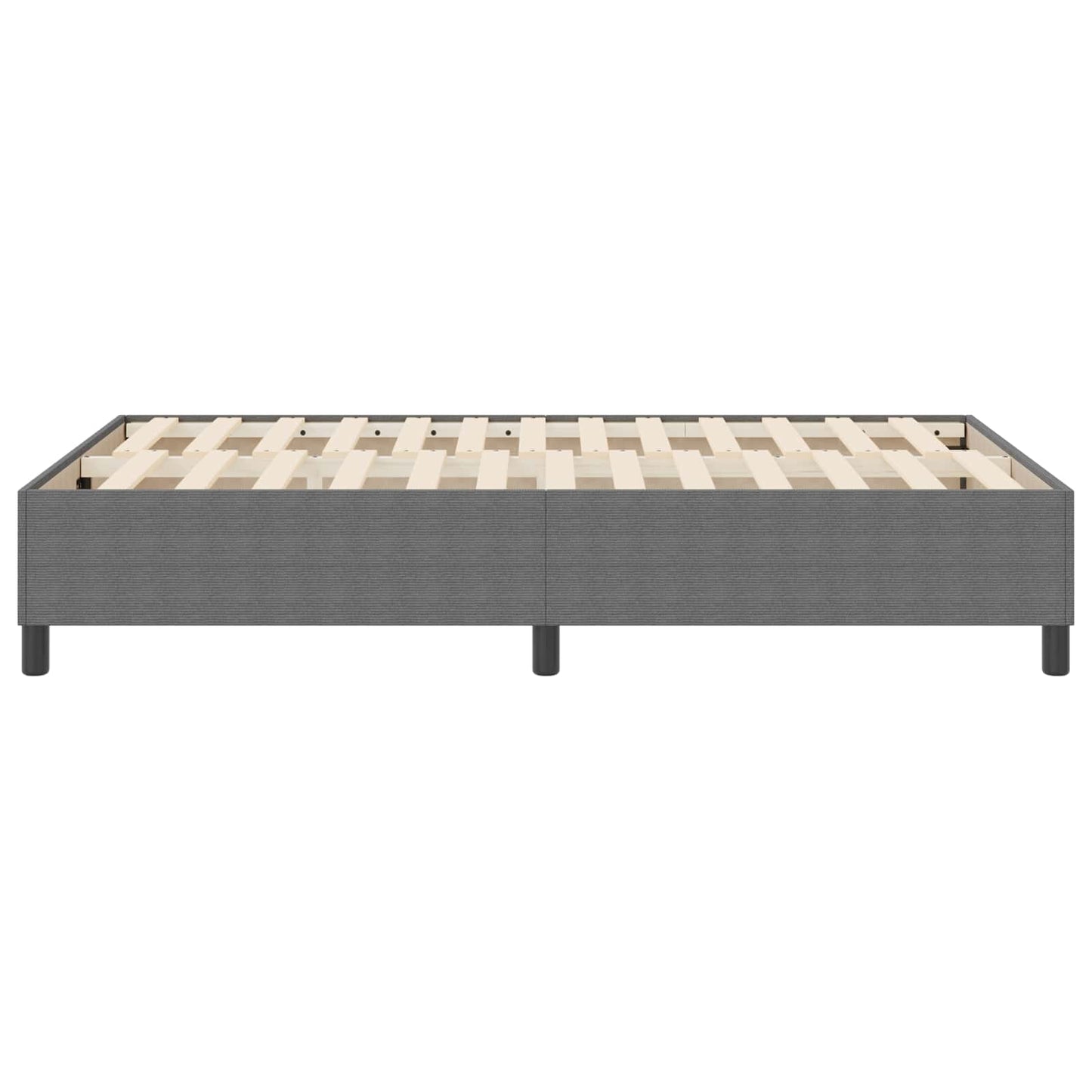 vidaXL Κρεβάτι πλατφόρμα Ανοιχτό γκρι 120 x 190 cm