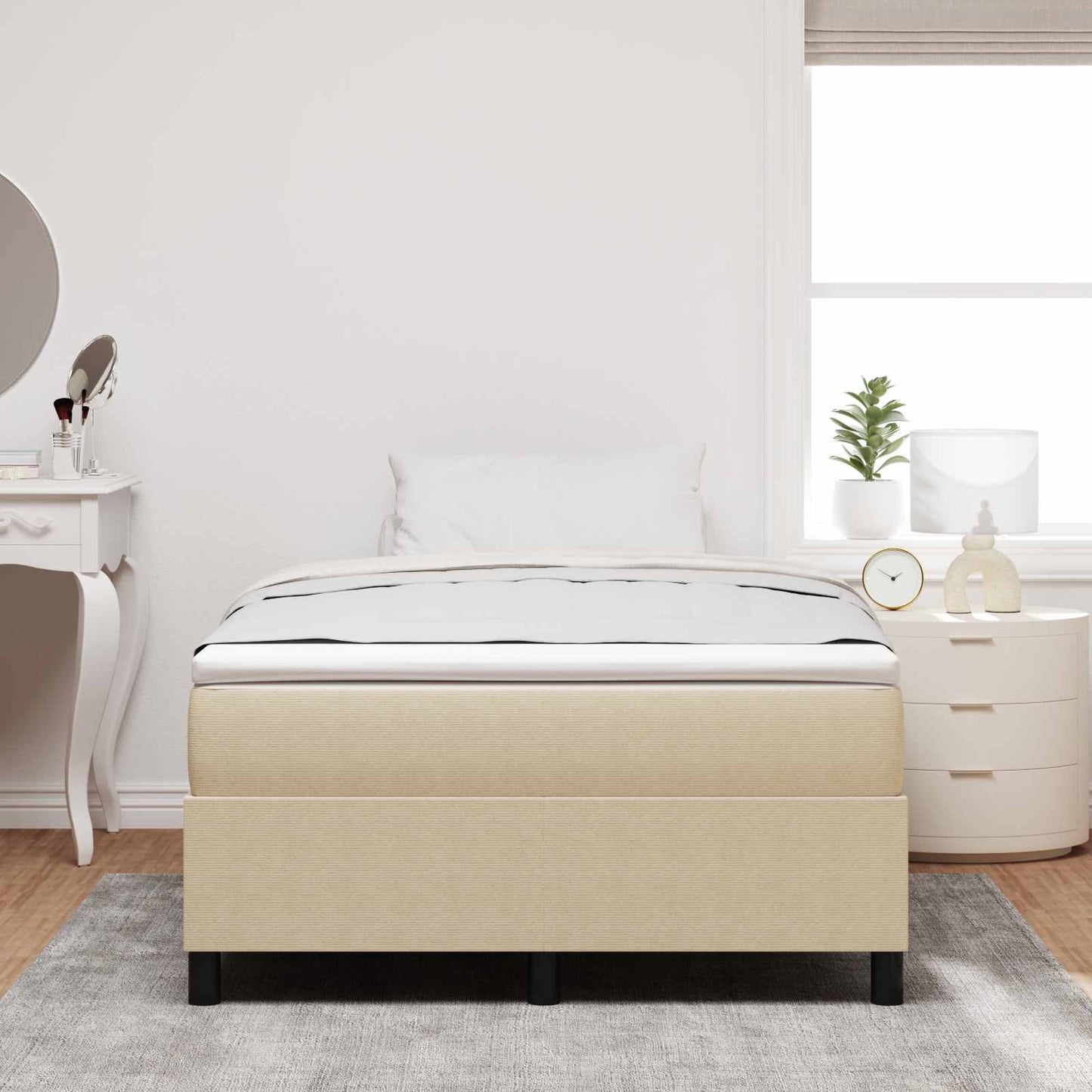 vidaXL Κρεβάτι πλατφόρμα Γκρι Πράσινο 120 x 190 cm