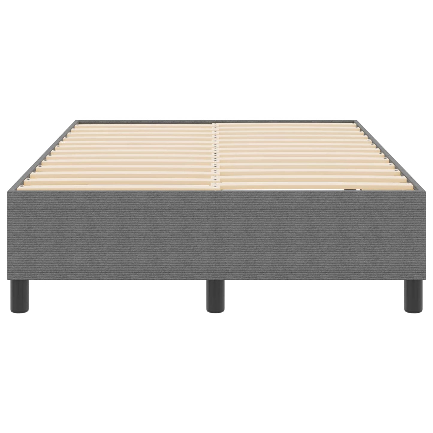 vidaXL Κρεβάτι πλατφόρμα Ανοιχτό γκρι 120 x 200 cm