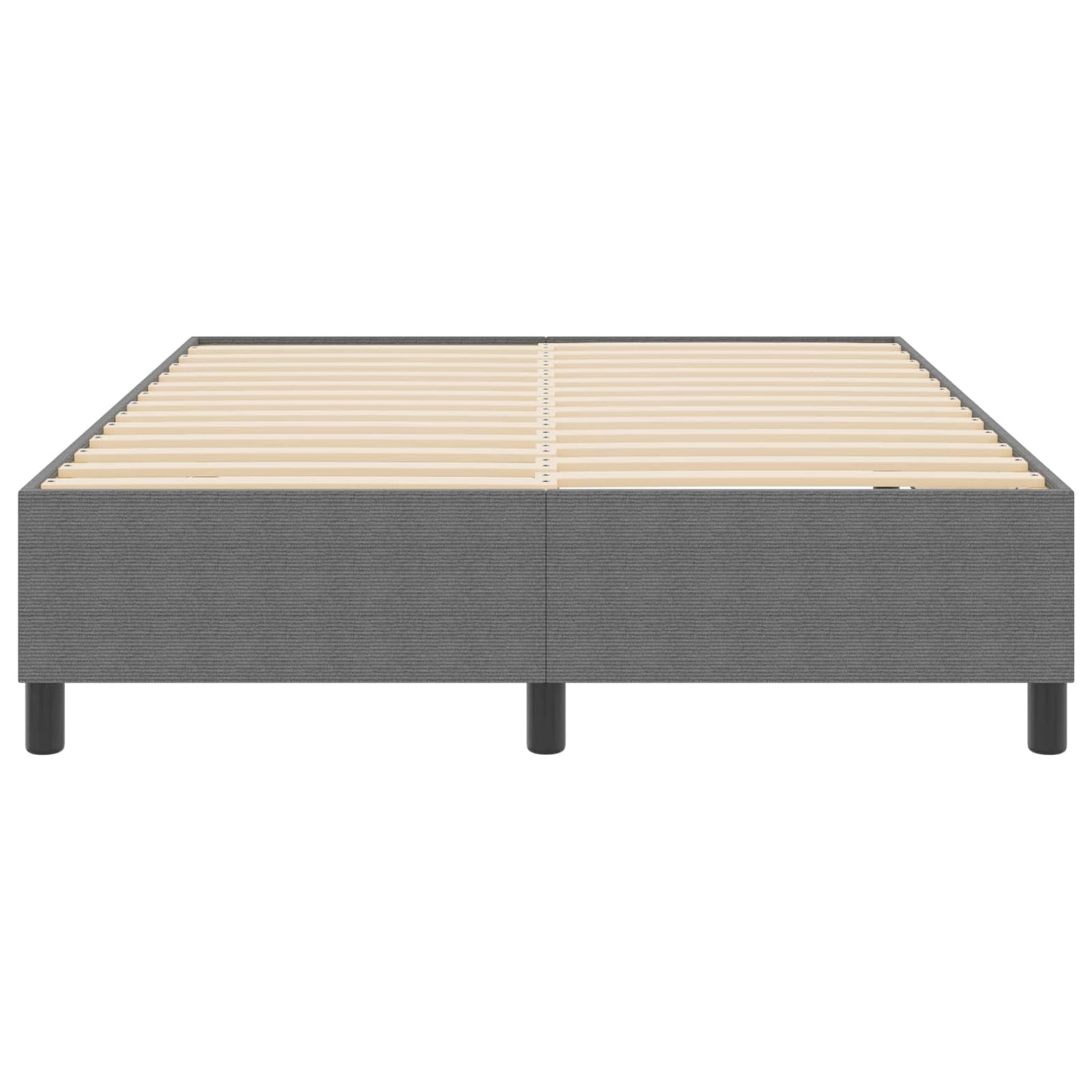 vidaXL Κρεβάτι πλατφόρμα Ανοιχτό γκρι 140 x 190 cm