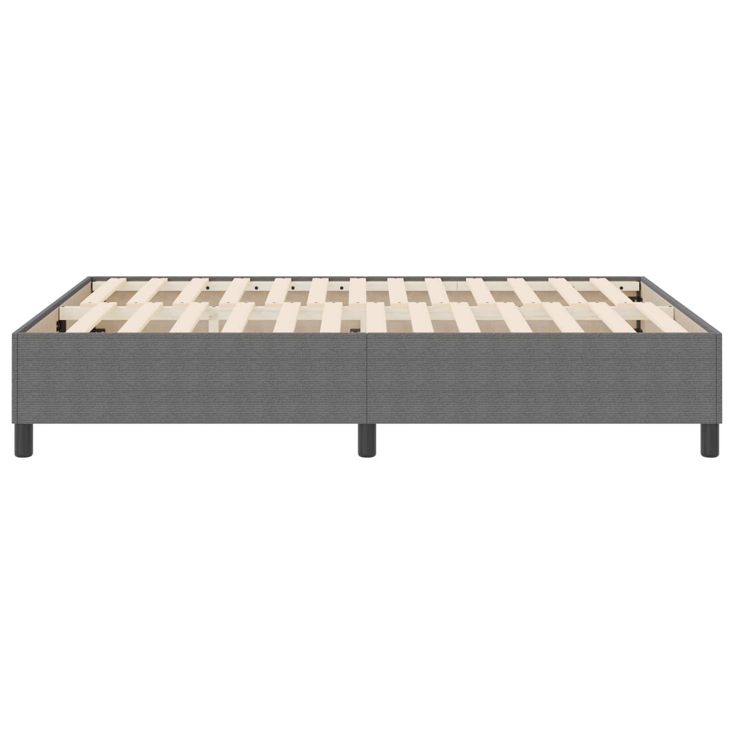 vidaXL Κρεβάτι πλατφόρμα Ανοιχτό γκρι 140 x 190 cm
