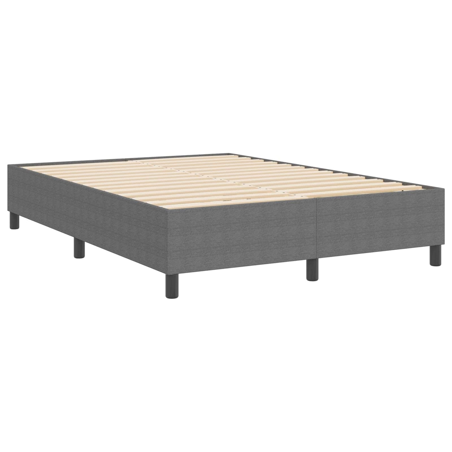 vidaXL Κρεβάτι πλατφόρμα Ανοιχτό γκρι 160 x 200 cm