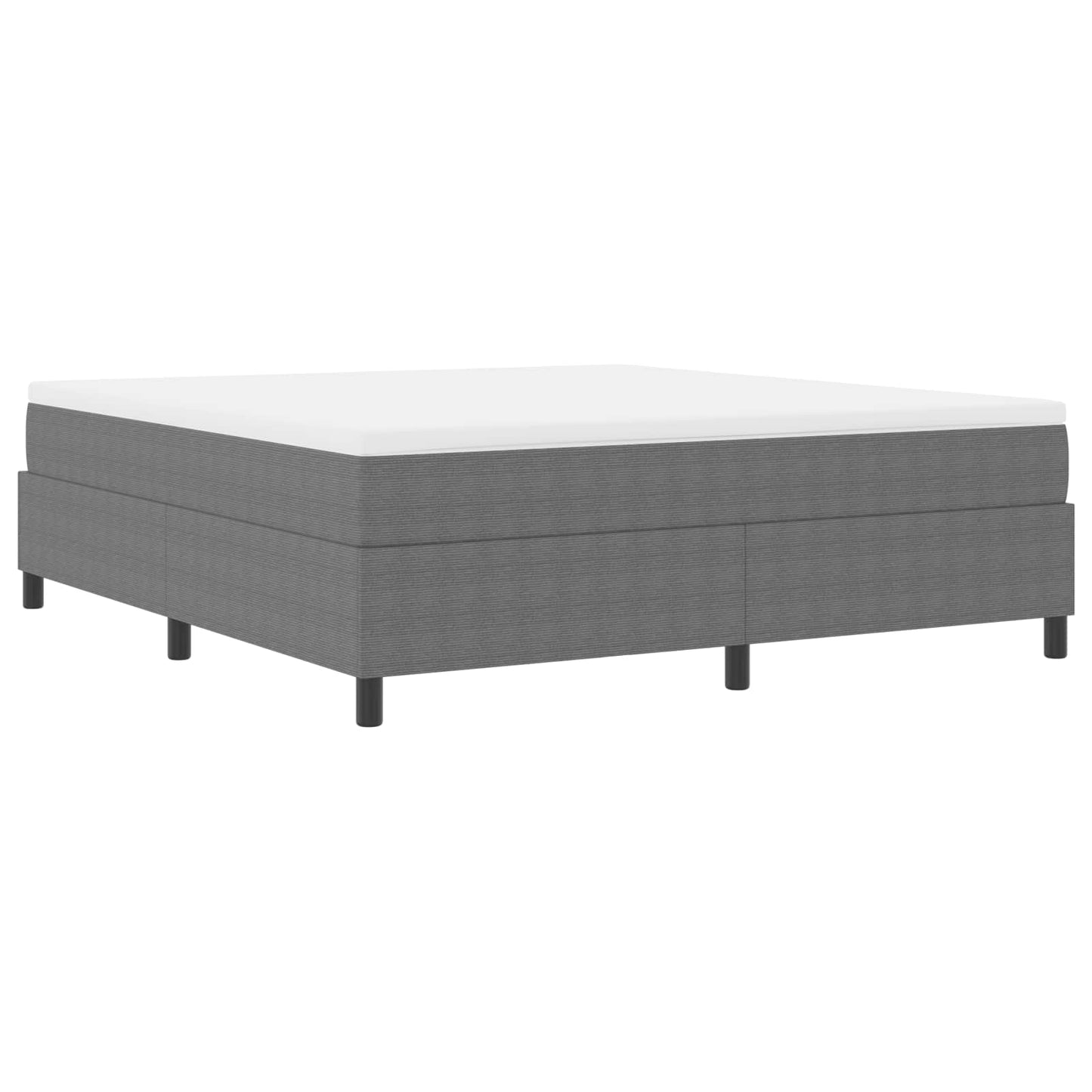 vidaXL Κρεβάτι πλατφόρμα Ανοιχτό γκρι 180 x 200 cm