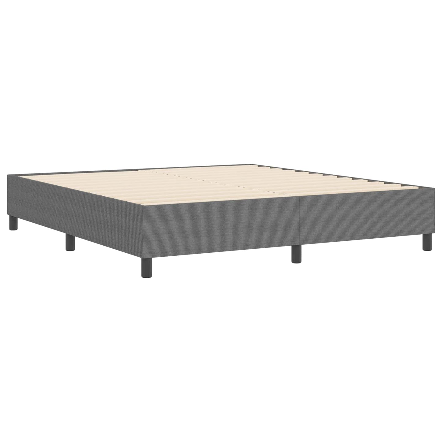 vidaXL Κρεβάτι πλατφόρμα Ανοιχτό γκρι 180 x 200 cm