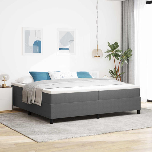 vidaXL Κρεβάτι πλατφόρμα Ανοιχτό γκρι 200 x 200 cm