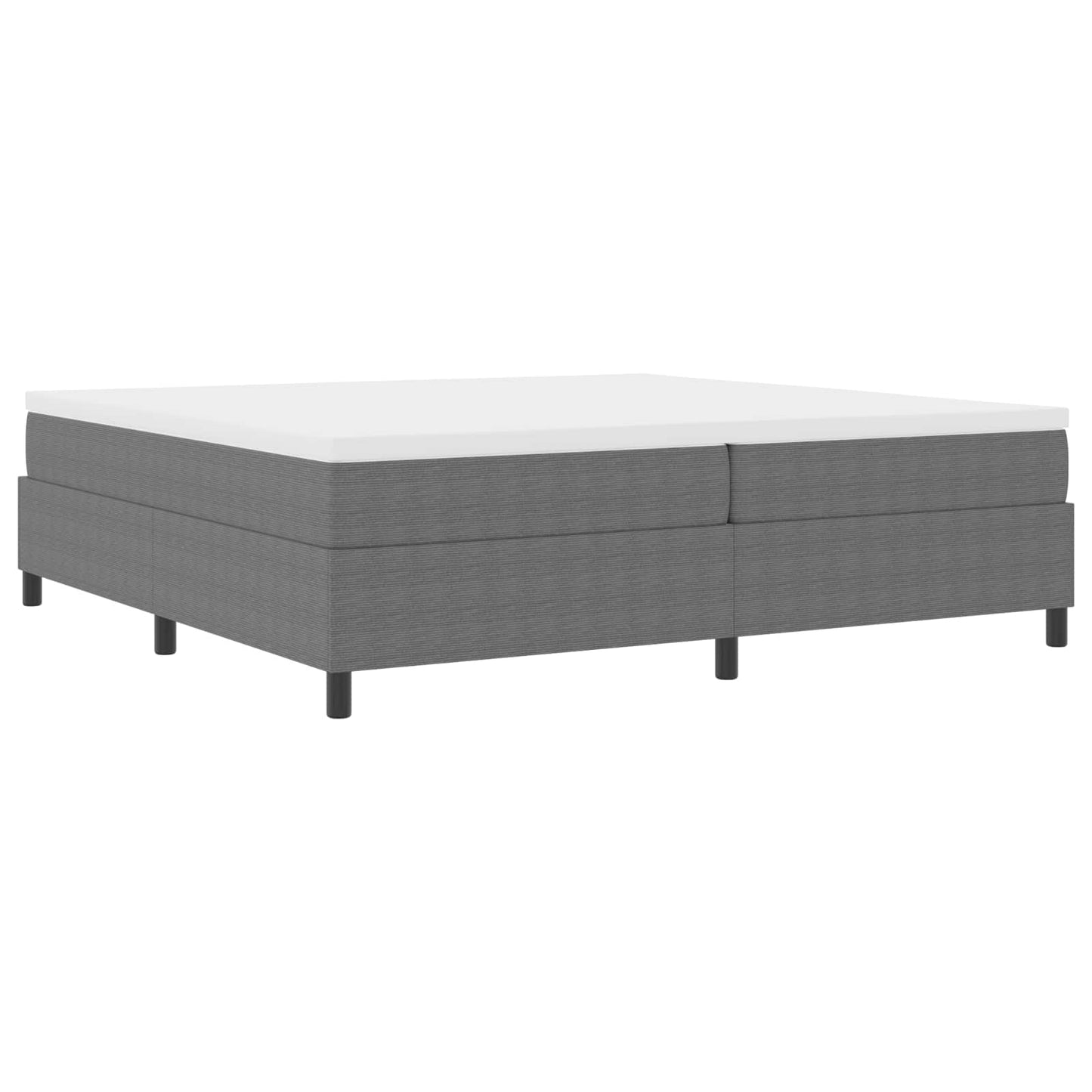vidaXL Κρεβάτι πλατφόρμα Ανοιχτό γκρι 200 x 200 cm