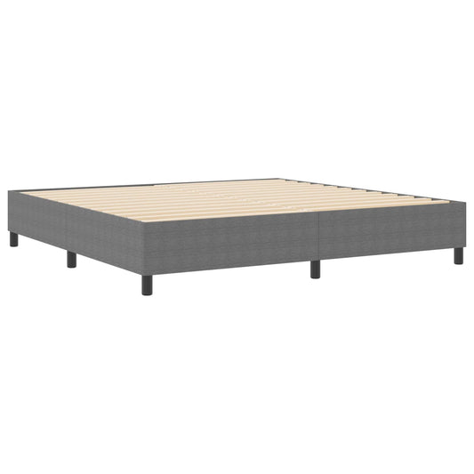 vidaXL Κρεβάτι πλατφόρμα Ανοιχτό γκρι 200 x 200 cm