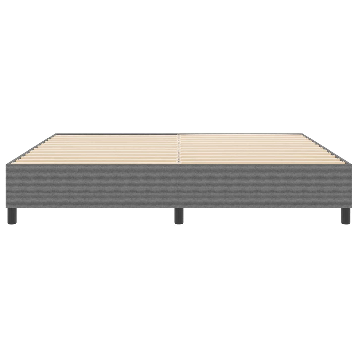 vidaXL Κρεβάτι πλατφόρμα Ανοιχτό γκρι 200 x 200 cm