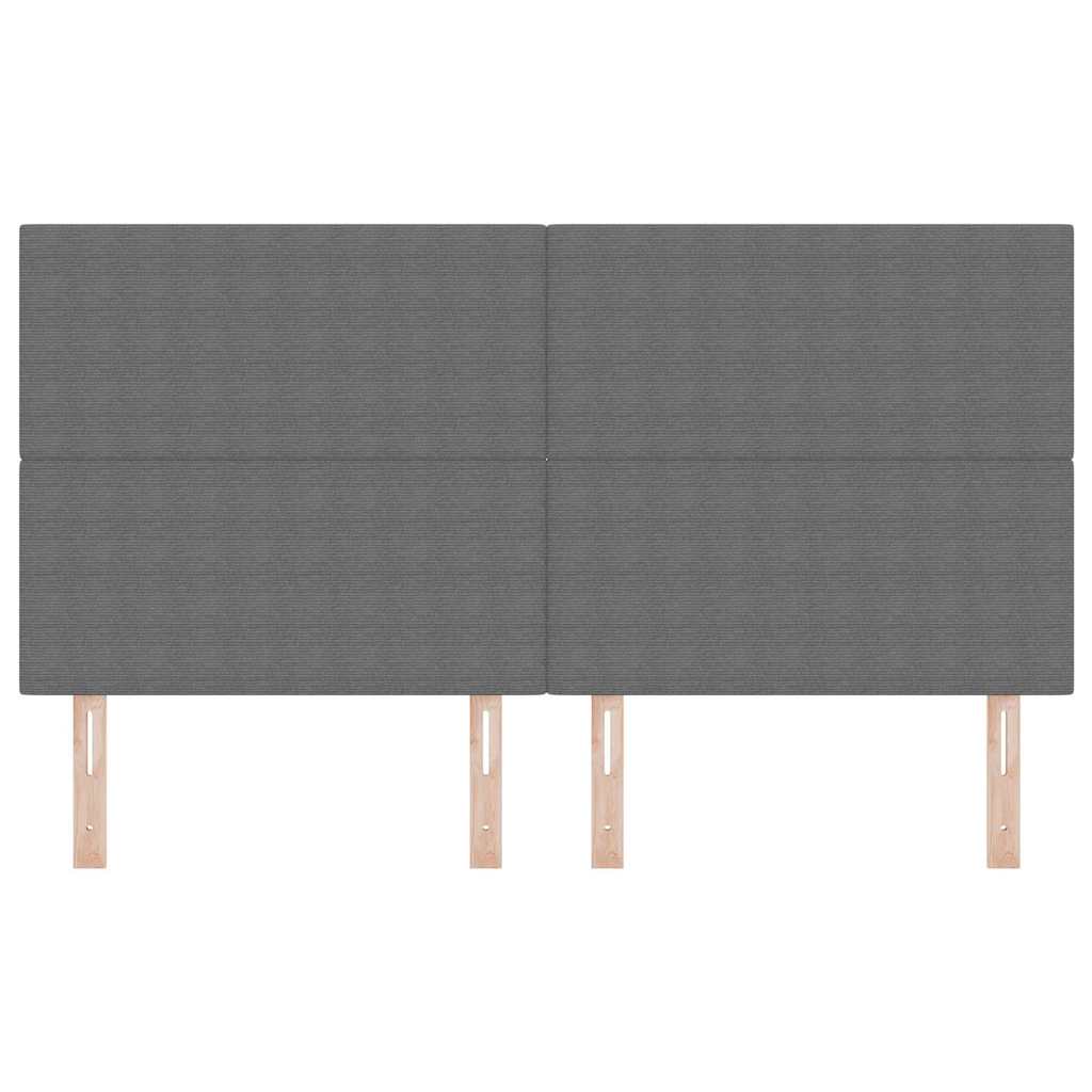 vidaXL Κεφαλάρι με κεφαλάρι Ανοιχτό γκρι 180 cm Τεχνητό Δέρμα