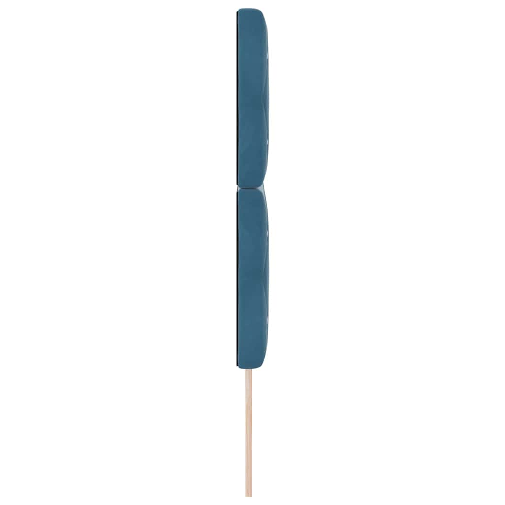 vidaXL Κεφαλάρι Σκούρο Μπλε 144 cm Βελούδο
