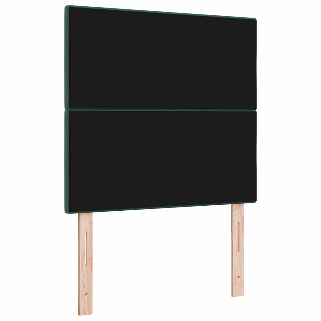 vidaXL Κεφαλάρι Σκούρο Πράσινο 80 cm Βελούδο