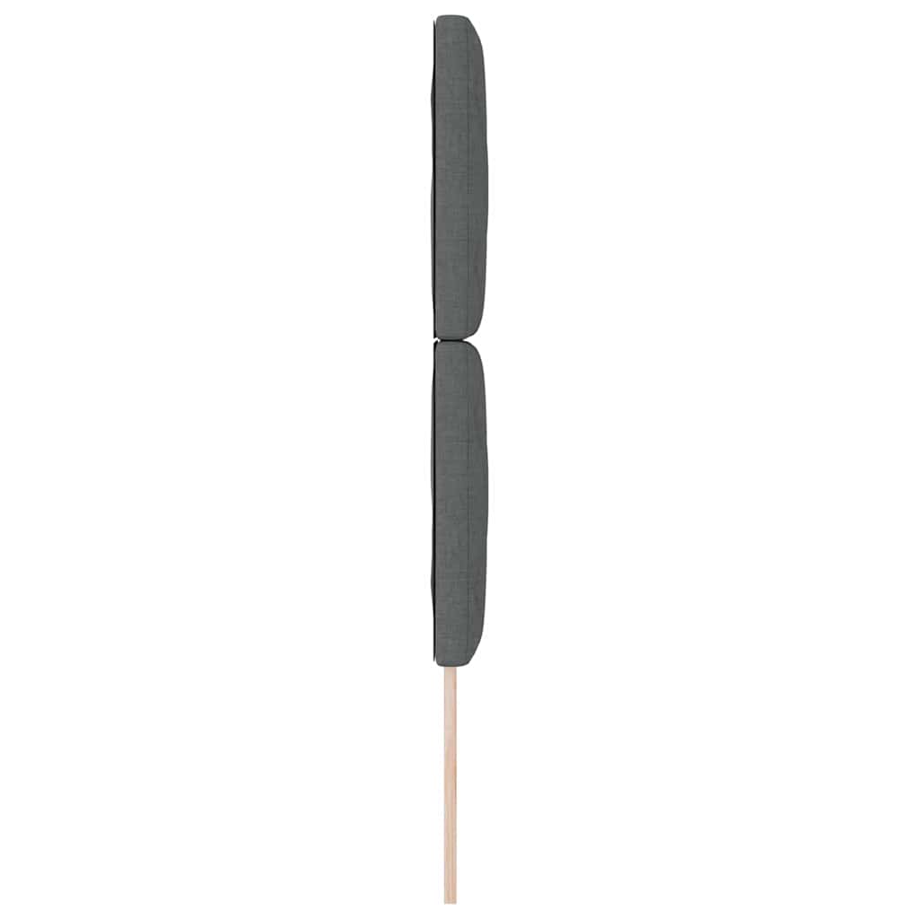 vidaXL Κεφαλάρι Σκούρο Γκρι ύφασμα