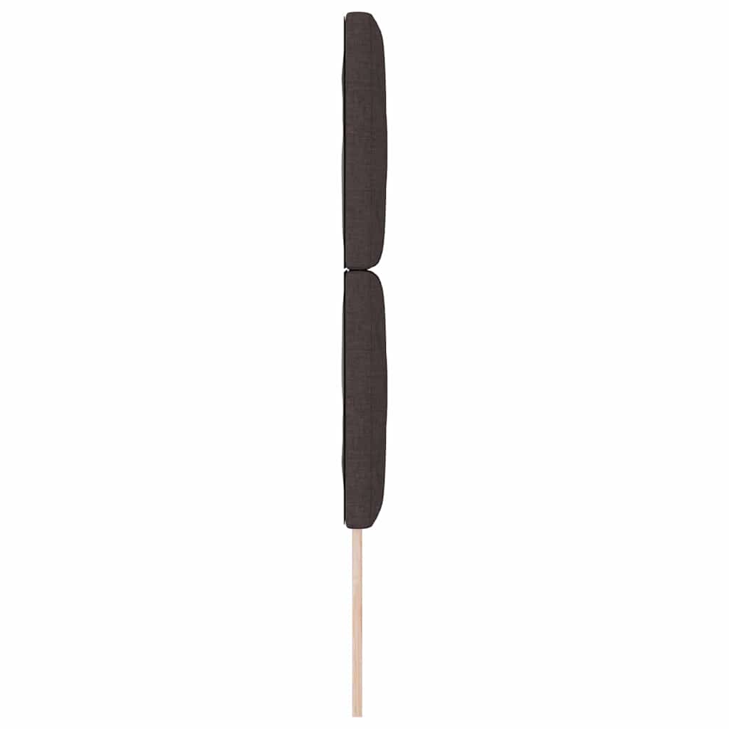 vidaXL Κεφαλάρι Σκούρο Καφέ 80 cm ύφασμα