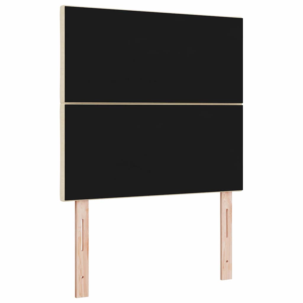 vidaXL Κεφαλάρι Κρεμ 90 cm ύφασμα