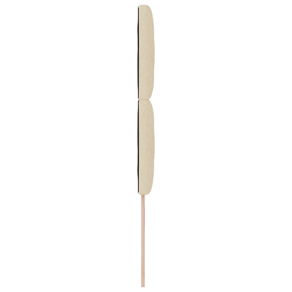 vidaXL Κεφαλάρι Κρεμ 90 cm ύφασμα