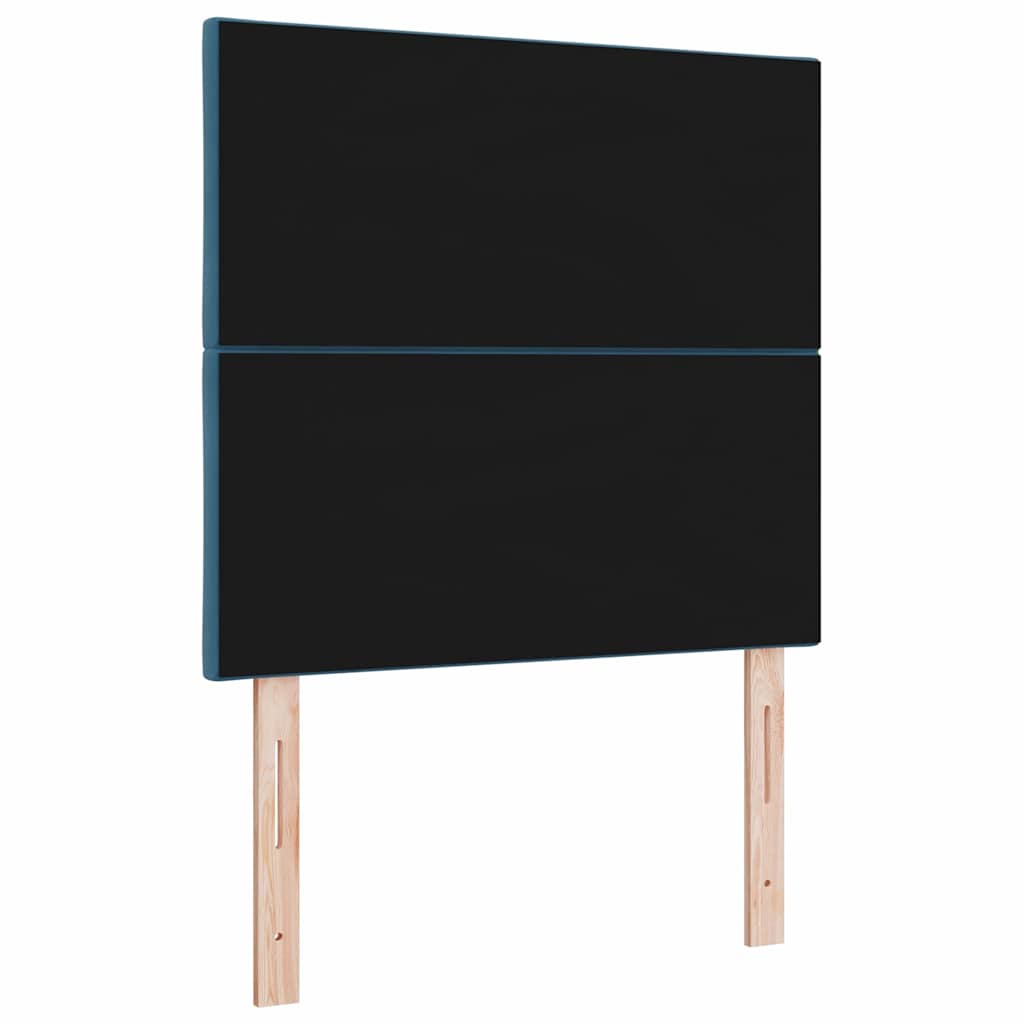 vidaXL Κεφαλάρι Σκούρο Μπλε 90 cm Βελούδο