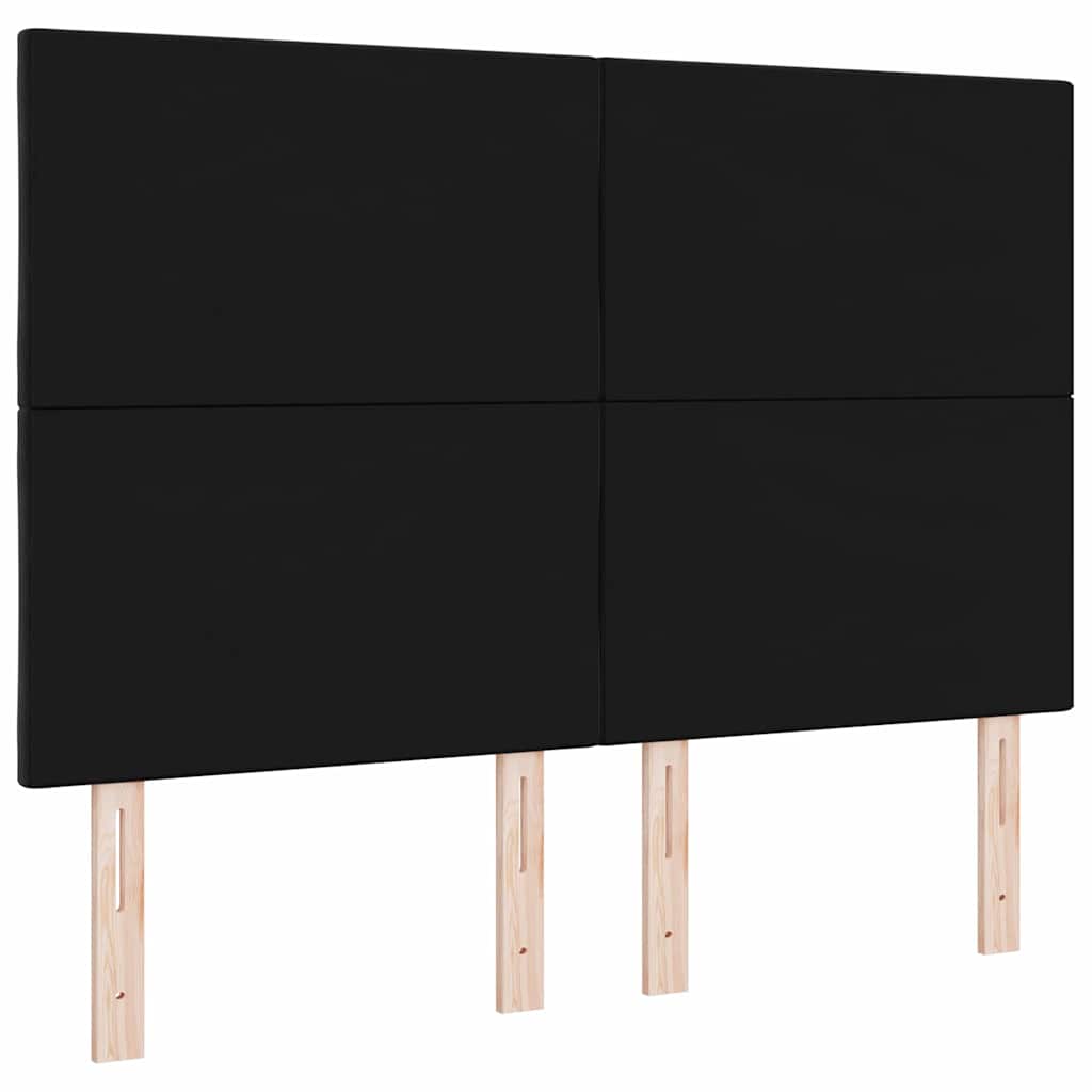 vidaXL Κεφαλάρι Μαύρο 144 cm Βελούδο