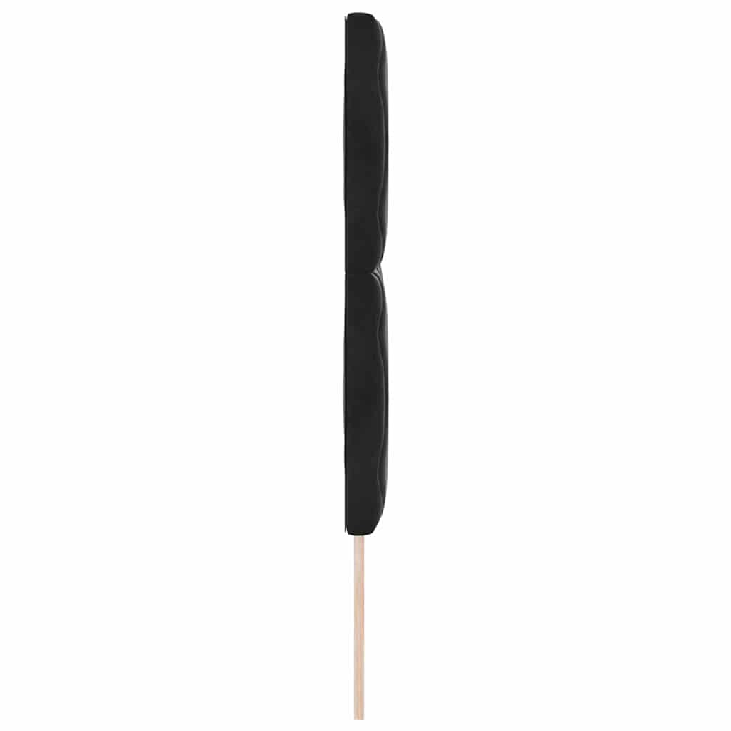 vidaXL Κεφαλάρι Μαύρο 144 cm Βελούδο
