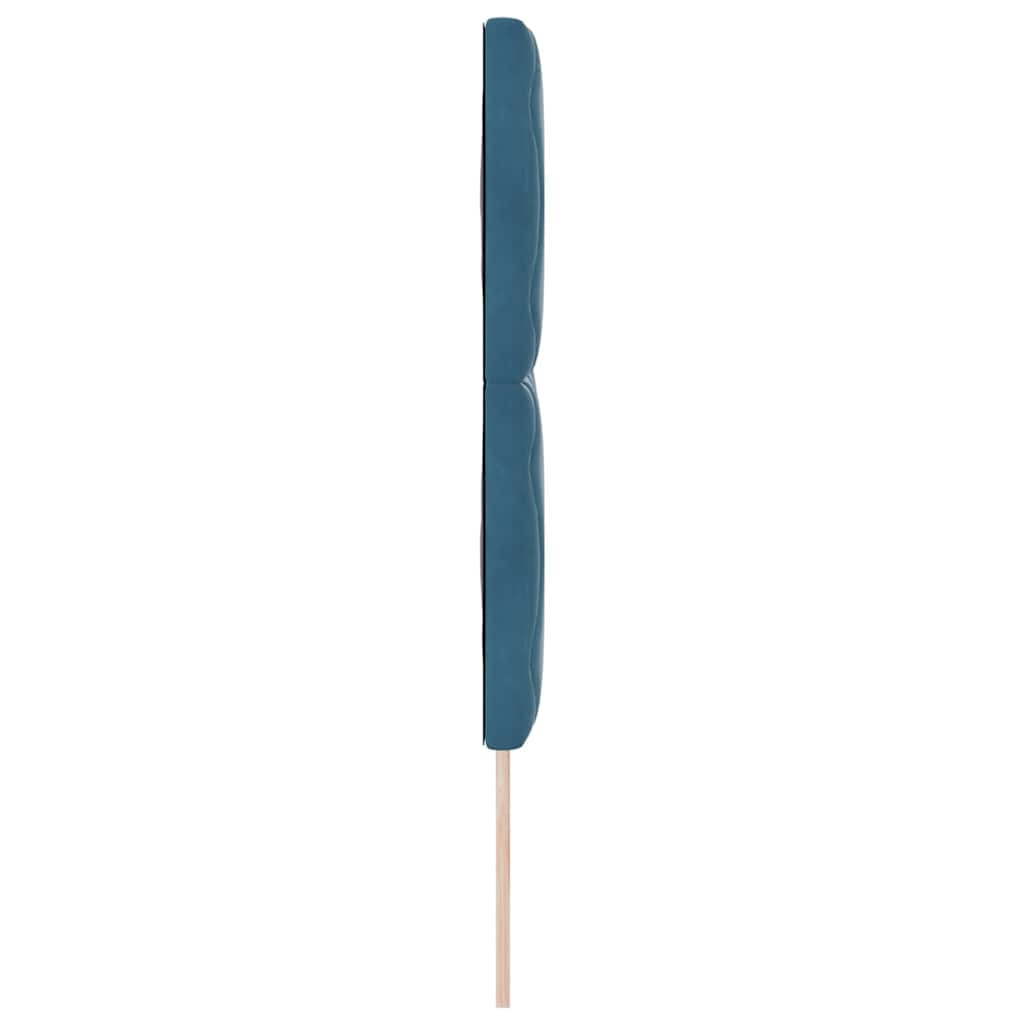 vidaXL Κεφαλάρι Σκούρο Μπλε 144 cm Βελούδο