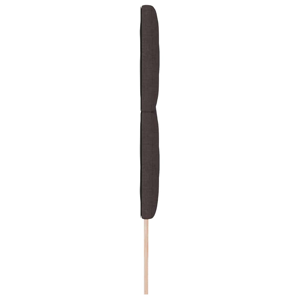vidaXL Κεφαλάρι Σκούρο Καφέ 180 cm ύφασμα