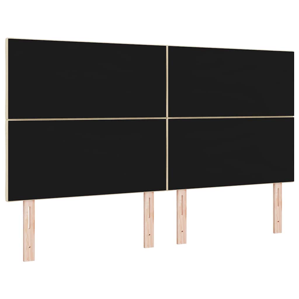 vidaXL Κεφαλάρι Κρεμ 180 cm ύφασμα