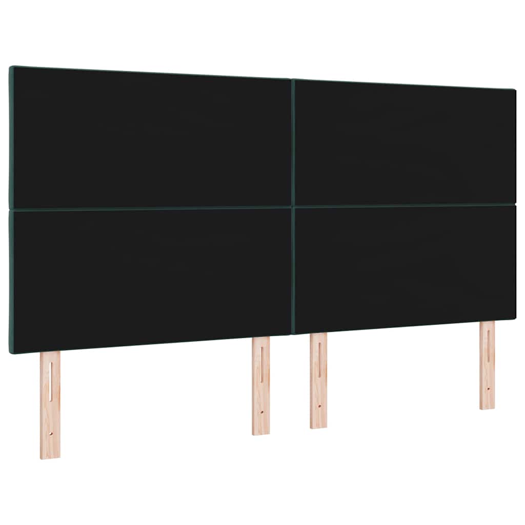 vidaXL Κεφαλάρι Σκούρο Πράσινο 180 cm Βελούδο