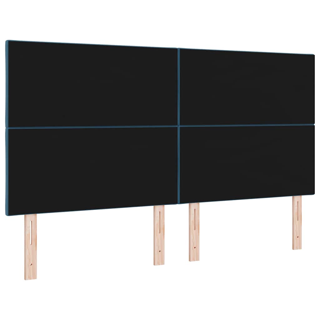 vidaXL Κεφαλάρι Σκούρο Μπλε 180 cm Βελούδο