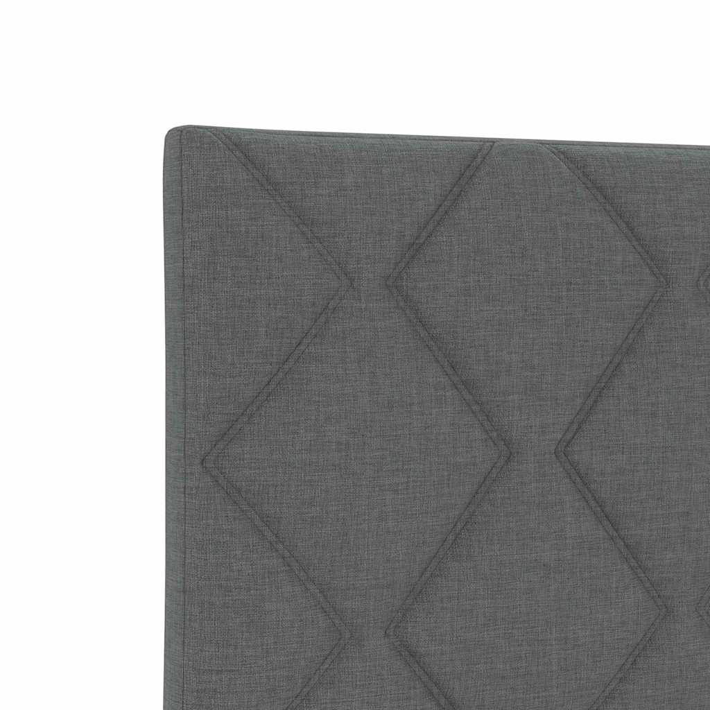 vidaXL Κεφαλάρι Σκούρο Γκρι 200 cm ύφασμα