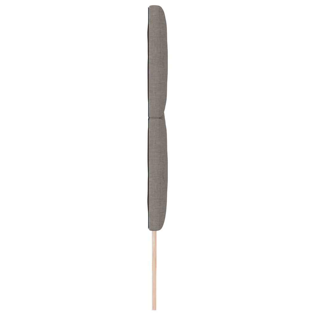 vidaXL Κεφαλάρι με κεφαλάρι Taupe 200 cm Τεχνητό Δέρμα