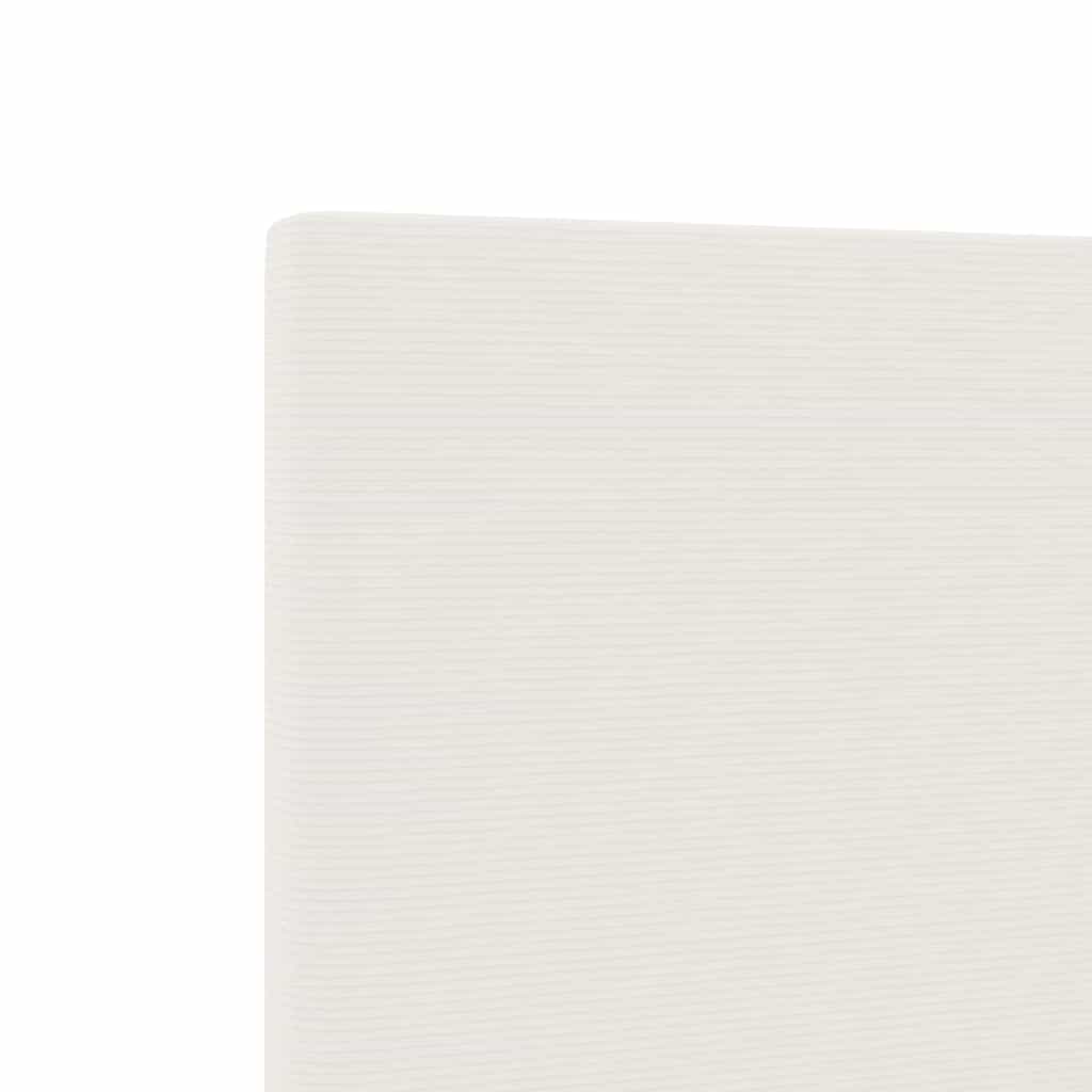 vidaXL LED κεφαλάρι με φώτα λωρίδας LED Κρεμ 200 cm Πολυεστέρας