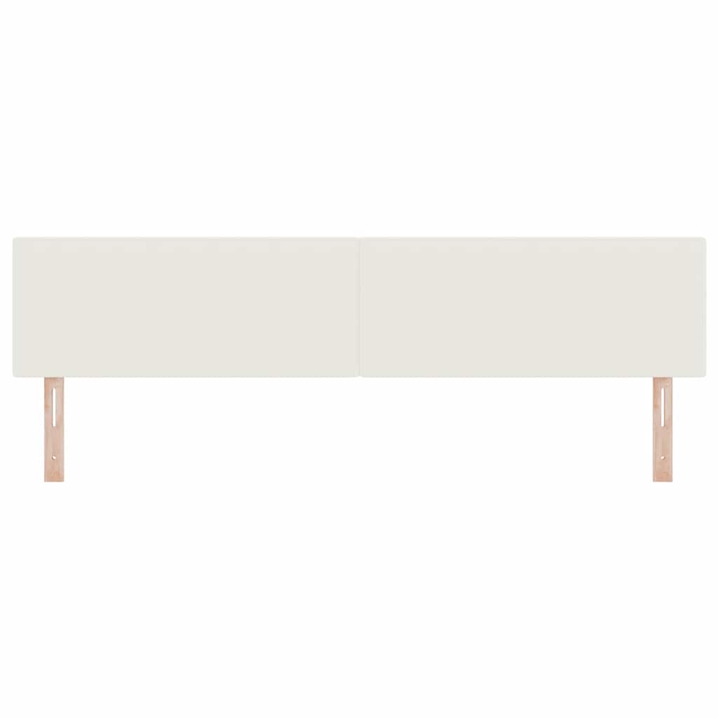 vidaXL LED κεφαλάρι με φώτα λωρίδας LED Κρεμ 200 cm Πολυεστέρας