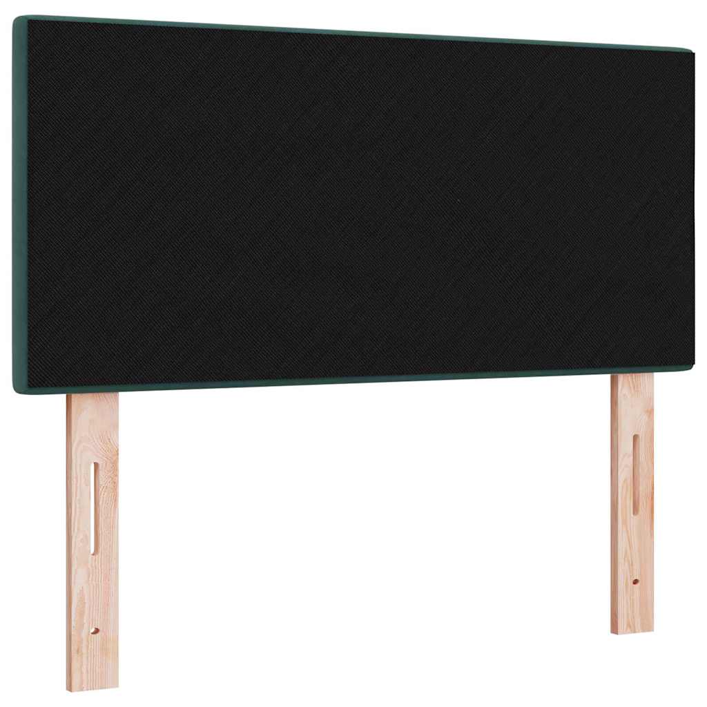 vidaXL LED κεφαλάρι με LED ταινίες φωτός Πράσινο 100 cm Βελούδο