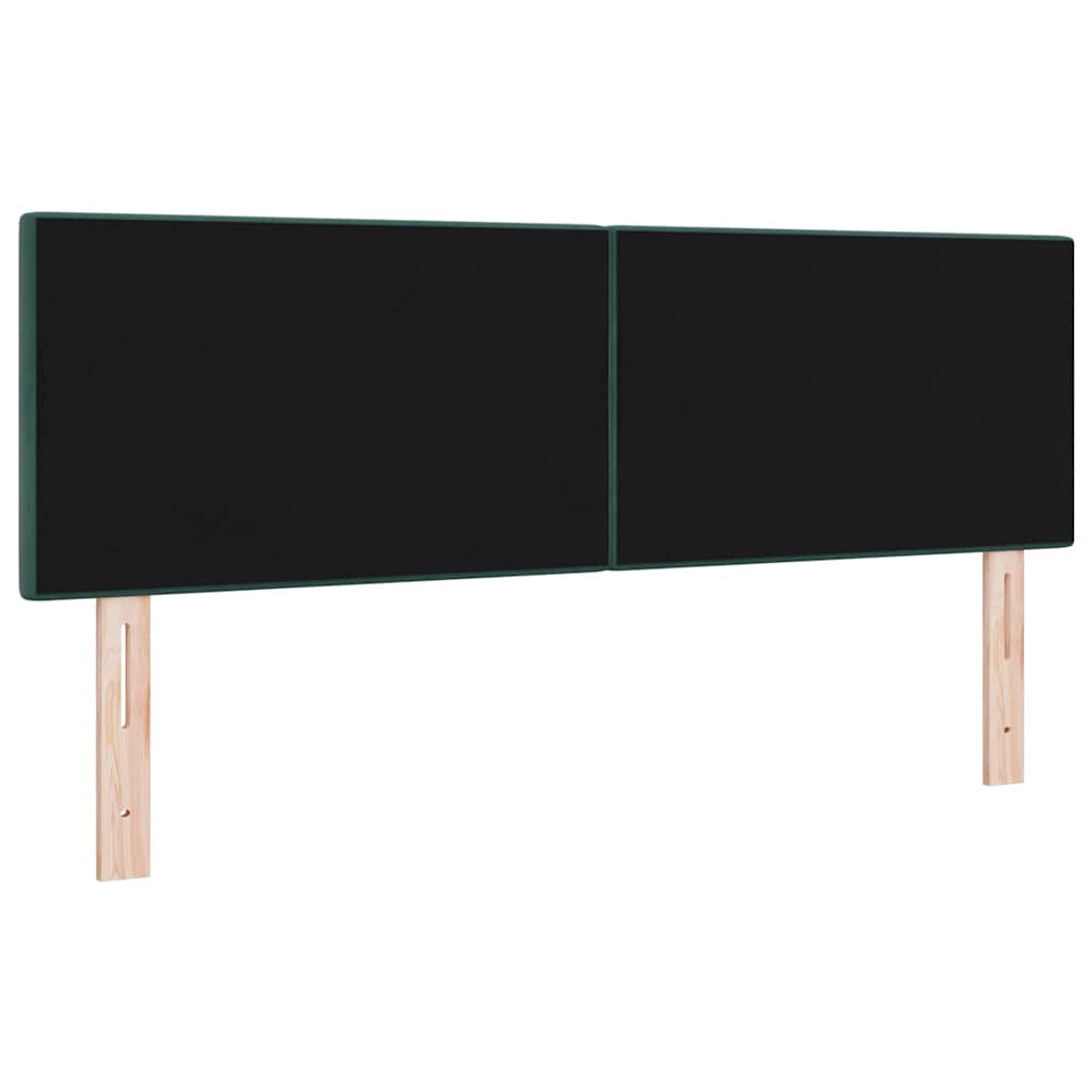 vidaXL LED κεφαλάρι με φώτα λωρίδας LED Πράσινο 144 cm Πολυεστέρας