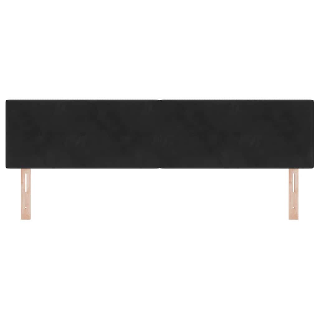 vidaXL LED κεφαλάρι με φώτα λωρίδας LED Μαύρο 180 cm Πολυεστέρας