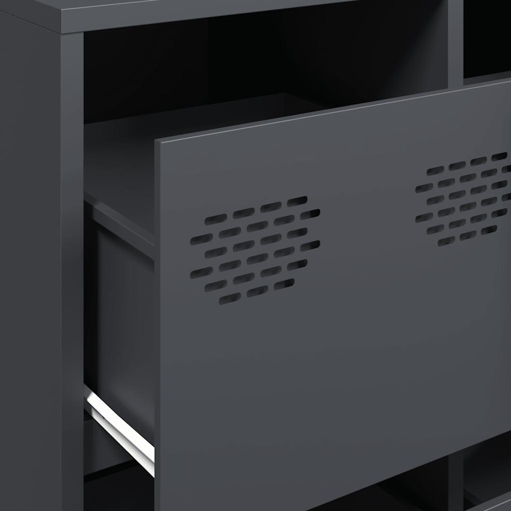 vidaXL Ντουλάπι Ανθρακί 135x39x103,5 εκ. από Χάλυβα Ψυχρής Έλασης