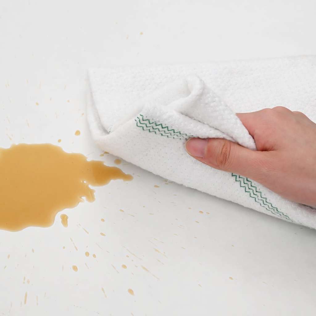 vidaXL Πανιά καθαρισμού 50 Τεμ. Λευκά με Πράσινες Ρίγες 50 x 60 εκ.