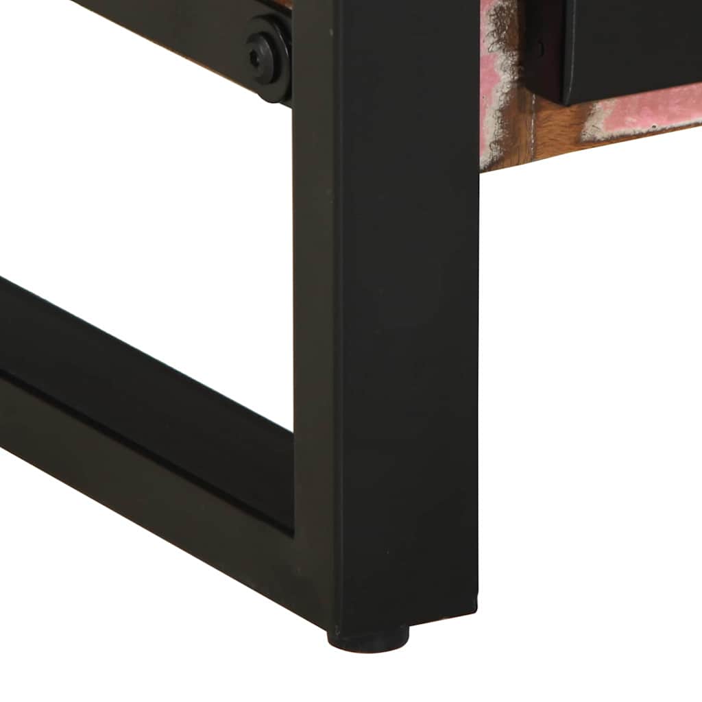 vidaXL Σετ Επίπλων Μπάνιου 3 pcs Πολύχρωμο Στερεό ανακτημένο ξύλο