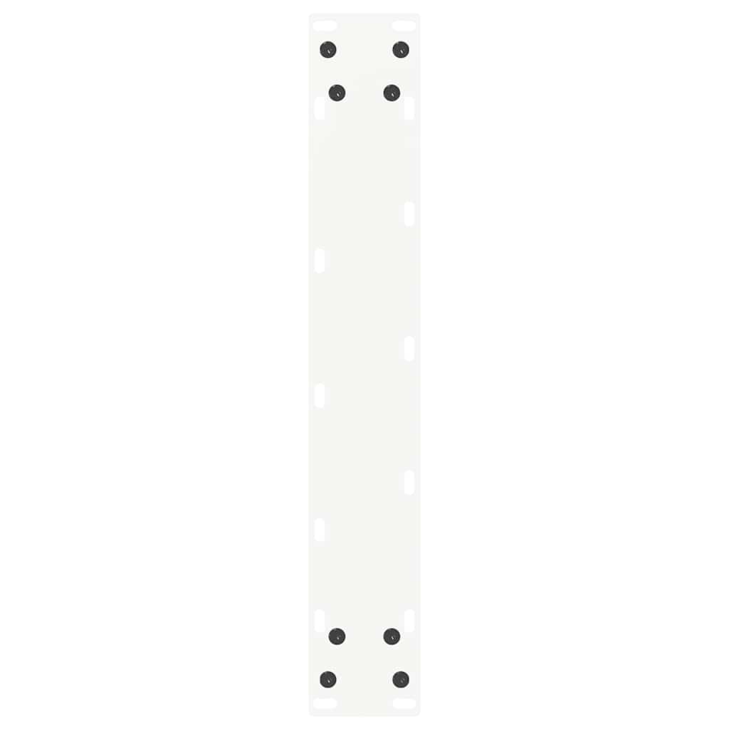 vidaXL Πόδια Τραπεζιού Μπαρ σε Σχήμα U 2 τεμ. Λευκά 50x (110-111) εκ. Ατσάλι