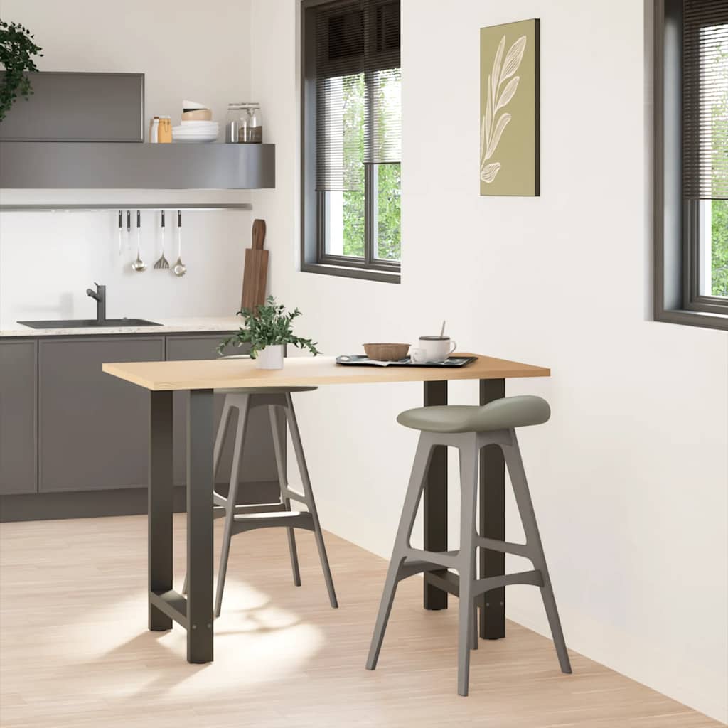vidaXL Πόδια Τραπεζιού Μπαρ 2 τεμ. Ανθρακί 60x(90-91) εκ. Ατσάλι