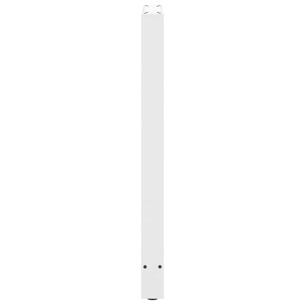 vidaXL Πόδια Τραπεζιού Μπαρ 2 τεμ. Λευκά 50x(100-101) εκ. Ατσάλι