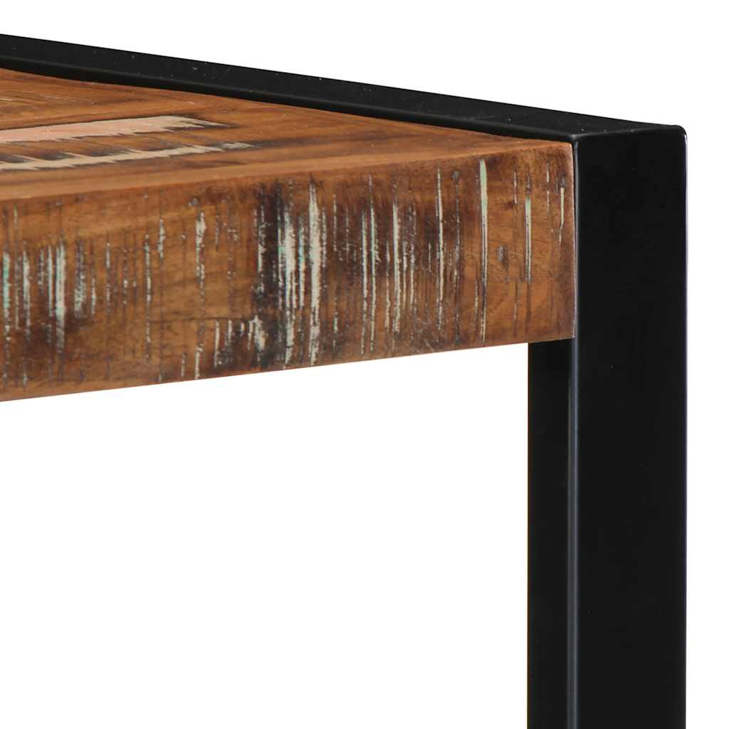 vidaXL Ράφι τοίχου Πολύχρωμο 35x35x100 cm Στερεό ξύλο ανακτημένο